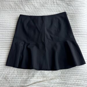 Theory Wool blend mini skirt black 4